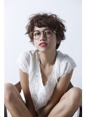 外国人ガーリーショート