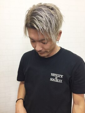 リスキーズ(RISKY'S) プラチナアッシュシルバーメッシュ