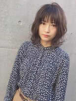 カシュカシュ 表参道(cache cache) cache cache☆簡単スタイリングレイヤーボブとブルーアッシュ