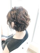 ロカット サロン(Roquat Salon)&nbsp;ボブ結婚式ヘアアレンジ【ヘアアレンジ　立川南口/立川/八王子】