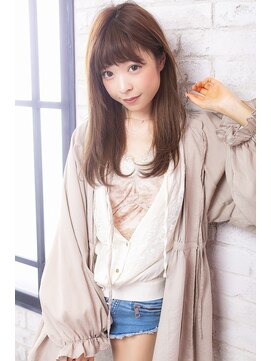 プライズ アイリス 池袋東口店(prize Iris) 【prize池袋東口店】大人ワンカールロング/ナチュラルグレージュ