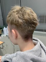 テトヘアー(teto hair) ブロンド、ベリーショート、メンズヘア、ブリーチ