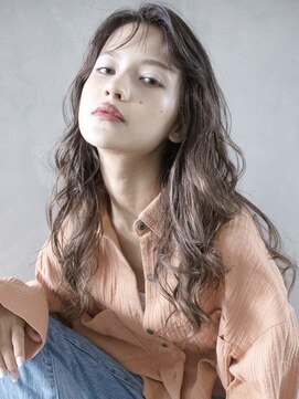 アイティー バイ アルバム 浦和店(IT by ALBUM) ニュアンスロングレイヤー_オリーブカラーハイライトカラー_7855