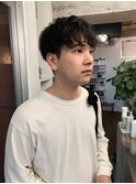 ◇マッシュパーマ 刈り上げ スリークショート メンズマッシュ