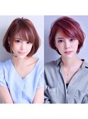 【小鳥居】シルキーベージュ大人可愛いボブショート前上がりボブ