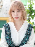 韓国風大人ハイライト前髪カールくびれヘアc戸頭10代20代30代