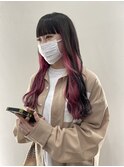 ピンクインナーカラー