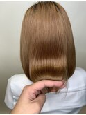 ハニーベージュ艶髪