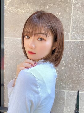 フォルテミラ(FORTE MILA) 【髪質改善】柔らかベージュブラウンカラー×うる艶髪