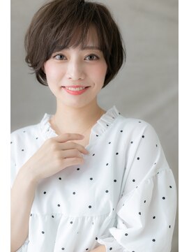 カバーヘア ブリス 上尾西口店(COVER HAIR bliss) グレージュカラーくせ毛風マッシュルームヘアY上尾30代40代50代