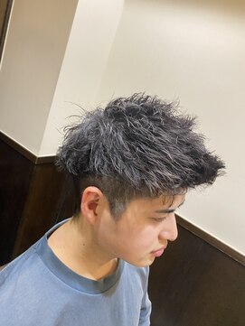 ヒロギンザバーバーショップ 神楽坂店(HIRO GINZA BARBER SHOP) ジェットモヒカン+パーマ