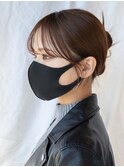 【白川】20代30代40代シースルーバングベビーピンク23.5.26