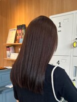 モーラ 鳳店(MOLLA) 髪質改善トリートメント 秋カラー 透明感 ストレートロング 小顔