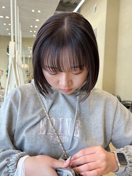 スニュウ(snuw) 【snuw_hotaru】透明感カラーラベンダーボブ