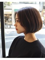 バッカ 横浜桜木町店(BACCA)&nbsp;前下がりショートボブの特徴