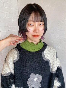 ベルビアンカ(Belle BIANCA) Belle BIANCAウルフカット/インナーカラーピンク/レイヤーカット