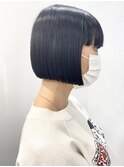 【松戸 石山】ストレートボブ黒髪ボブ切りっぱなしボブ