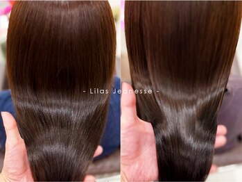 リラ ジュネス(Lilas Jeanesse)の写真/上品な仕上がりの白髪染め！色持ち・色艶のいい理想の仕上がりを再現します【新松戸/松戸】