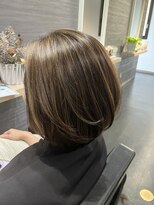 ソア(Soi)&nbsp;白髪ぼかしハイライトカラー/Soi/金沢文庫/髪質改善/縮毛矯正