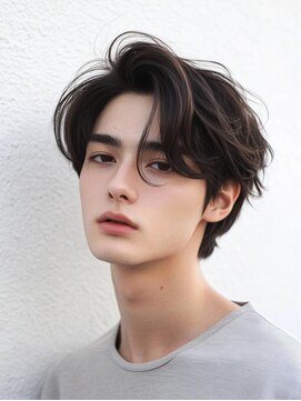 ユーフォリア 渋谷グランデ(Euphoria SHIBUYA GRANDE) センターパート　毛流れパーマ　ニュアンスカール