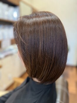 アンブル ヘアデザインアンドヒーリング 喜多町店(Amble hair design&healing)の写真/新たなヘアカラー「天然小麦粉カラー」誕生！あなた史上最高の優しさを地肌と髪へ♪
