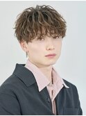 波巻きパーマメンズツイストスパイラルパーマシャドウパーマ