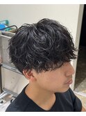 シャドーパーママッシュパーマナチュラルパーマ大阪パーマ