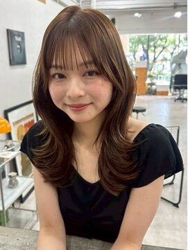 ポーチバイハニー オモテサンドウ(PORCH by HONEY omotesando) レイヤーカット/ワンホン/くびれヘア/マロンベージュ/韓国ヘア2