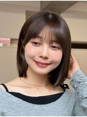 切りっぱなしボブぱつっとボブすとんボブ結べるボブ大人ボブ