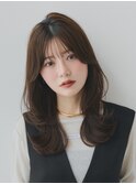 くびれヘア/レイヤーカット/ミディアムヘア/大人ヘア