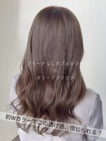 サラジュ 仁川店(SARAJU) 【ダブルカラー特化】今田担当 ブリーチなし×オリーブブラウン