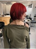 ロングヘアワンホンヘア/表参道美容室/デザインカラー