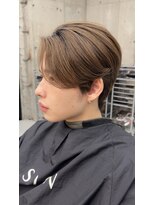 サイン メンズ 渋谷(SIGN men's)&nbsp;フェザーパーマダウンパーマニュアンスパーマセンターパート 