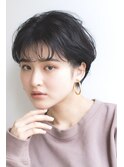 ゆる巻パーマでアンニュイショート