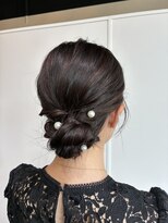 ヘアセット専門サロン by OKINAWA WATABE WEDDING 那覇店 アップスタイル×パールピン