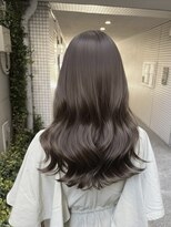 ラルジュ(large)&nbsp;【Large都筑】くすみベージュ.セミロング.