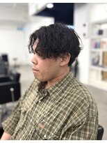 フロー 柏店 92(FLOW)&nbsp;柏 メンズパーマ 波巻きパーマ マッシュ
