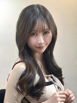ディオ アンド ルーチェ(Dio&Luce)&nbsp;くびれレイヤー ミディアム 小顔カット ベージュブラウン 韓国風