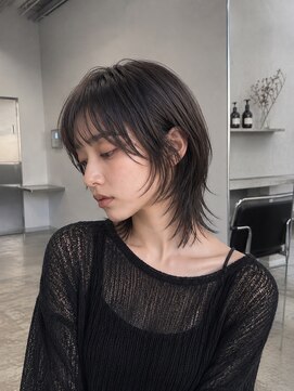 ヘアメイク アージュ 大野城 下大利店(HAIR MAKE age) 暗髪×ウルフレイヤー