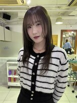 マアム ジー 明大前店(ma'am Zee) 顔周りレイヤー×カプチーノブラウニー