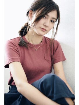 ノイン(noine) 『noine*sasaki』セミロング ラフ編み込み