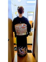 ミナル美容室&nbsp;留袖着付け