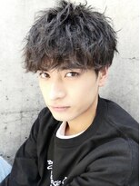 フィフス(fifth) メンズマッシュツイストスパイラルパーマツーブロックメンズヘア