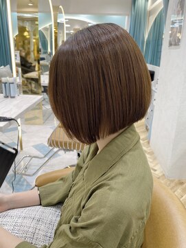 ロンドプランタン 恵比寿(Lond Printemps) 【Lond佐野】うるツヤウェット感大人ボブ 縮毛矯正