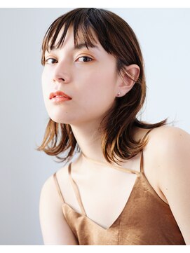 イースタイル 志都呂店(e-style com’s hair) 【外ハネロブ】 #Aラインボブ#ロブヘア#シースルーバンク