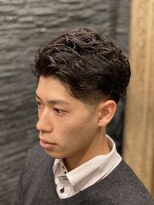 プレミアムバーバー 目黒店(PREMIUM BARBER produce by HIRO GINZA)&nbsp;外国感漂うフェードパーマスタイル