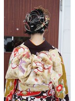 アットグレイス(@grace) 成人式スタイル/ヘアアレンジ/アッシュブラック金沢◎20代