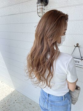 ブルーベイ(BLUE BAY) 髪質改善 大人レイヤー インナーカラー 韓国風 前髪カット 小顔