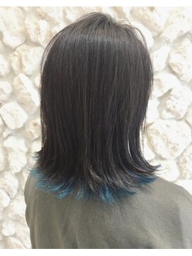 モアナバイヘッドライト 小田原店(Moana by HEADLIGHT) Moana＃インナーカラー＃ブルー