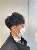 【翁長孝輔】爽やかメンズマッシュ×黒髮くせ毛風パーマ<原宿>